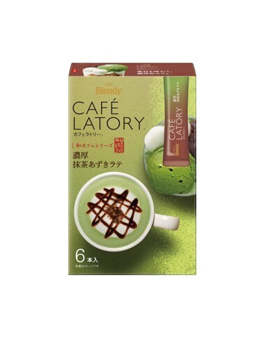 AGF Blendy Cafe Latory Rich Matcha Adzuki Latte