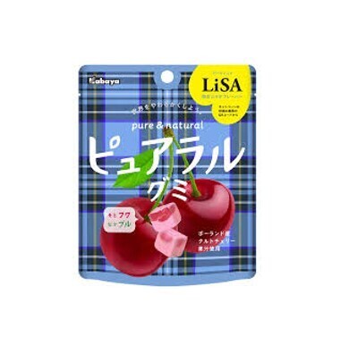 Kabaya Pure & Natural Gummy Cherry (58G)