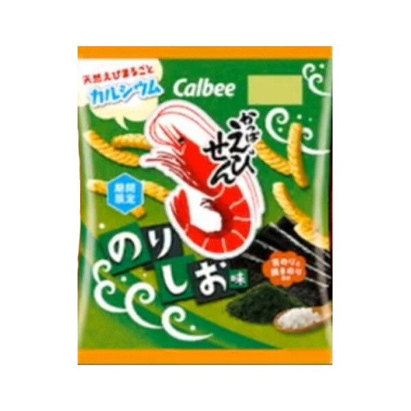 Calbee Kappa Ebisen Shrimp Cracker Seaweed Salt (64G)