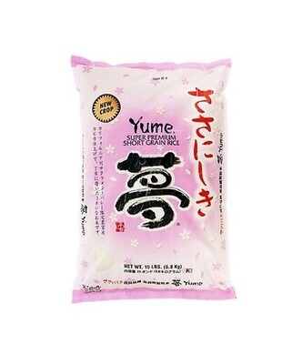 Yume Super Premium Short Grain Rice (6.8KG)