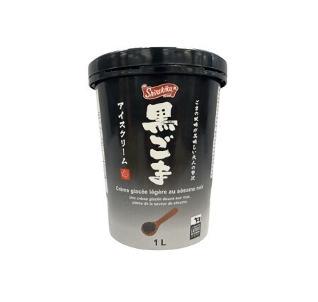 Shirakiku Black Sesame Ice Cream (1L)