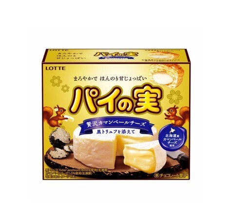 Lotte Pie No Mi Camembert Cheese with Black Truffle (69G)