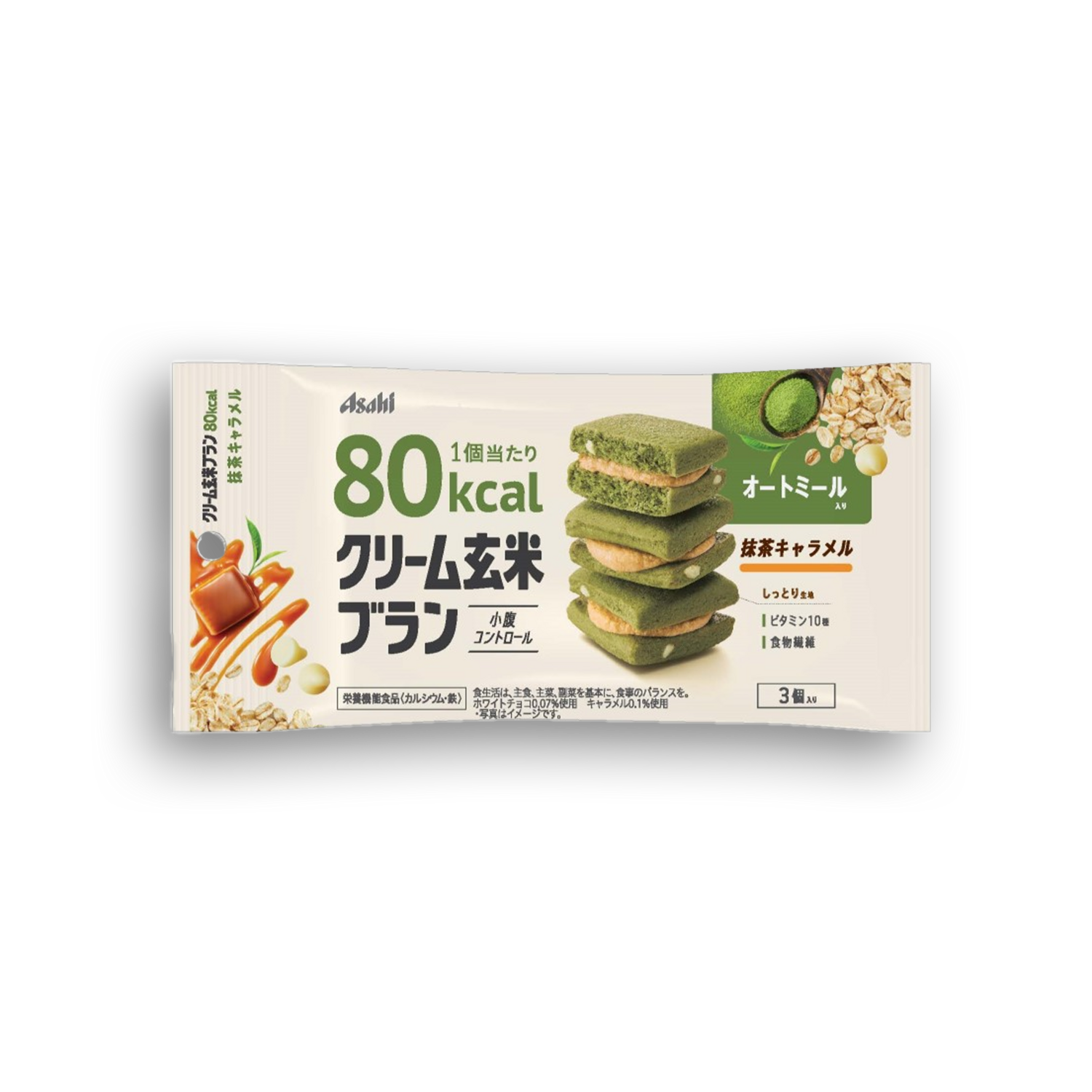 Asahi 80kcal Matcha Genmai Brownie (54G)