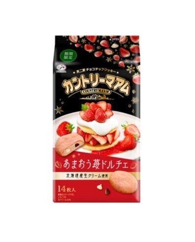 Fujiya Country Ma'am Amaou Strawberry Dolce Cookie