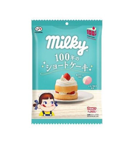 Fujiya Milky Candy Strawberry Shortcake