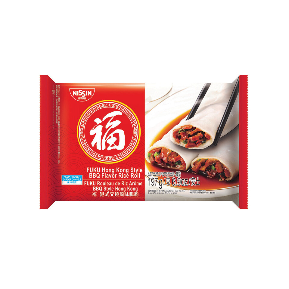 Nissin Fuku Hong Kong Style BBQ Flavour Rice Roll (197G)