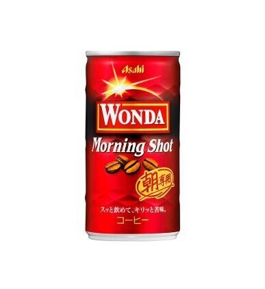 Asahi Wonda Morning Shot Coffee (185G)