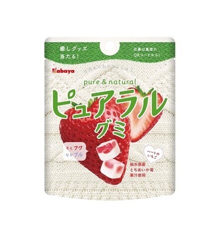Kabaya Pureral Tochiaika Strawberry Gummy (58G)