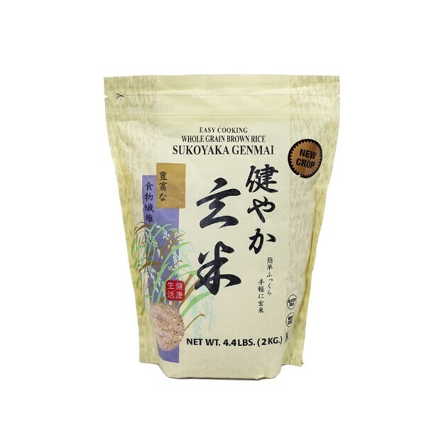 Shirakiku Sukoyaka Genmai Brown Rice (2KG)