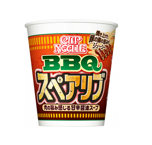 Nissin Big Cup Noodle BBQ Spare Ribs (100G)