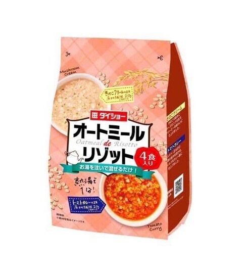 Daisho Oatmeal de Risotto Mushroom Cream & Tomato Curry (92G)