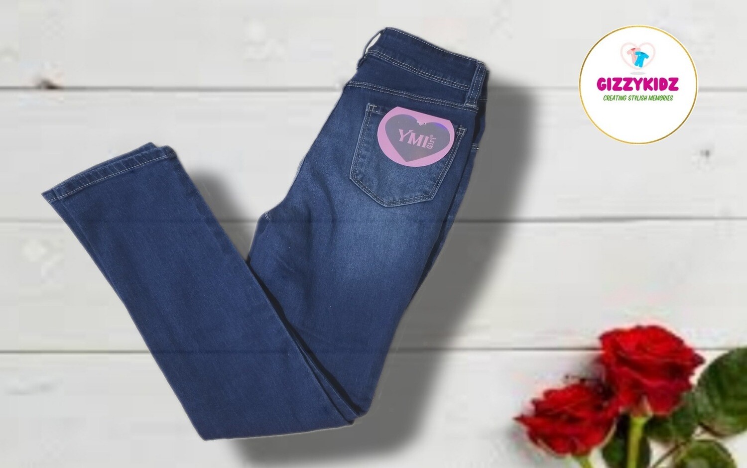 YMI Girl - Button Blue