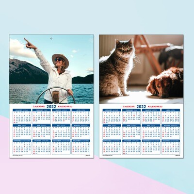 Single Page A3 Photo Wall Calendar
