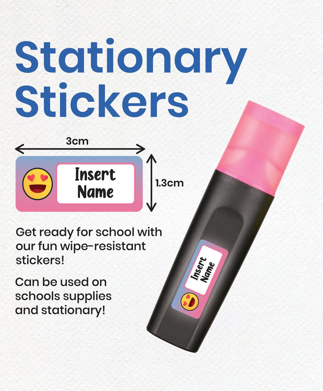 Emoji Themed Small Label Sticker Pack (150 pcs)