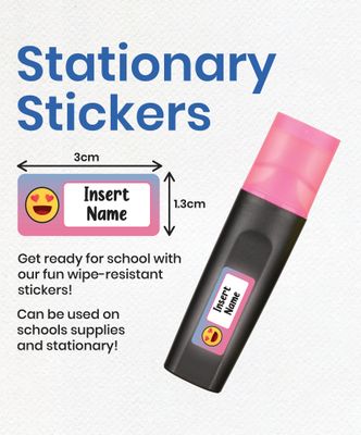 Emoji Themed Small Label Sticker Pack (150 pcs)
