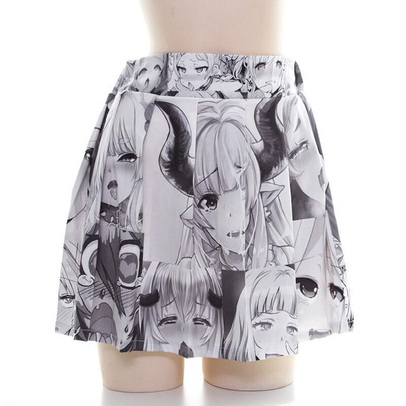 sexy aheago skirt b n w