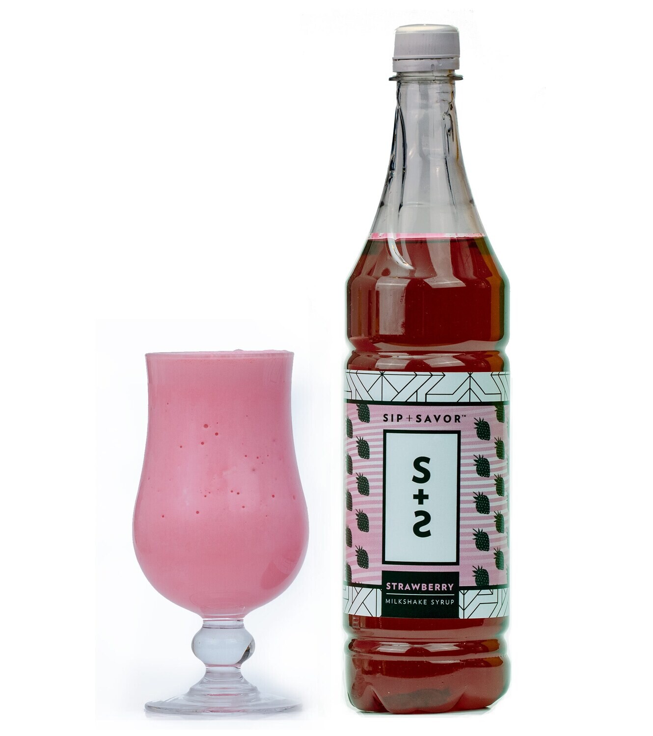Strawberry Milk Shake Syrup- 1 Litre