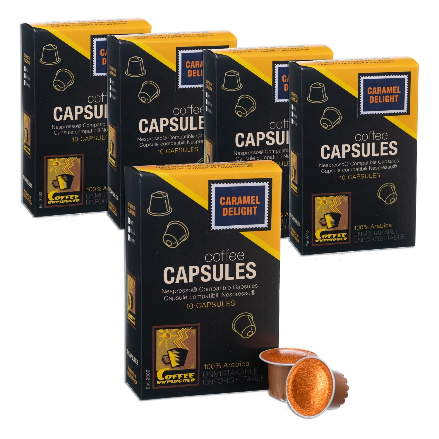 Caramel Delight Nespresso Compatible Capsules- 50