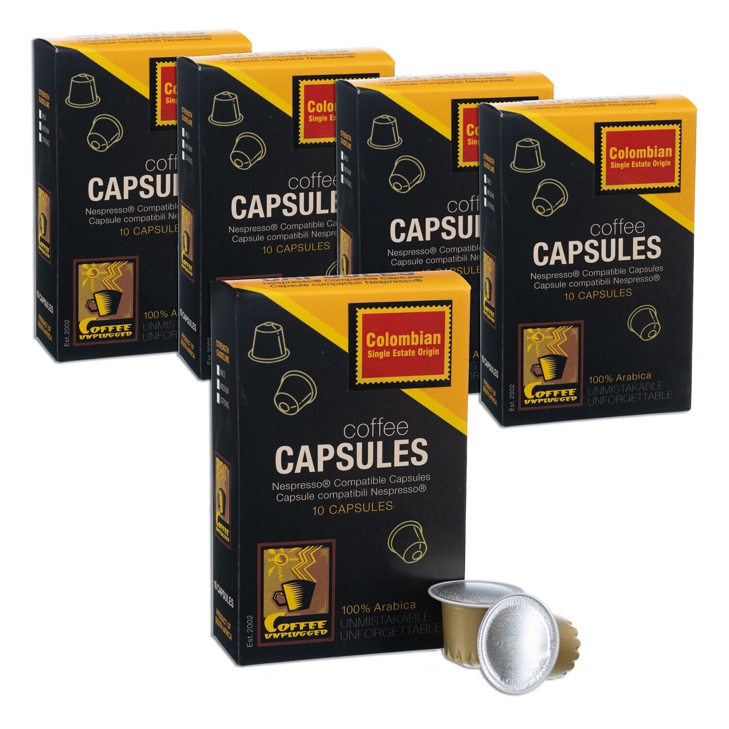 Colombian Single Estate- Nespresso Compatible Capsules- 50 Capsules