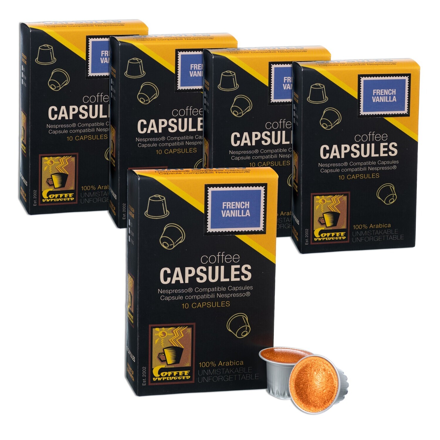French Vanilla Nespresso Compatible Capsules- 50