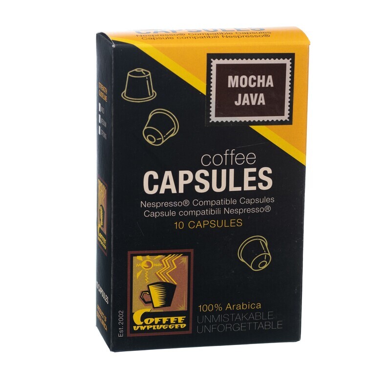 Mocha Java Nespresso Compatible Capsules