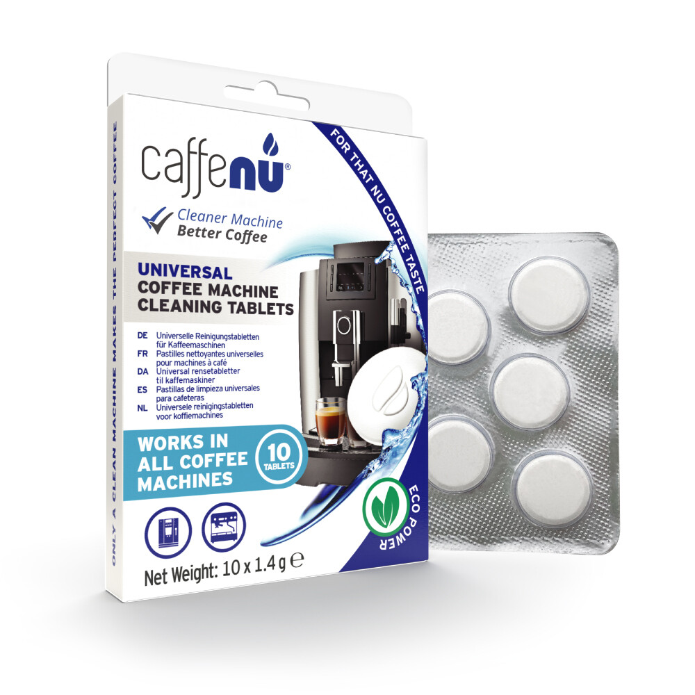 Caffe Nu- Eco Cleaning Tablets- (5 x Pack of 10)