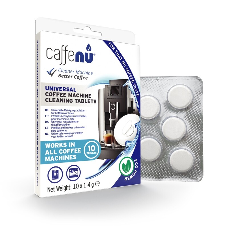 Caffe Nu- Eco Cleaning Tablets- (5 x Pack of 10)