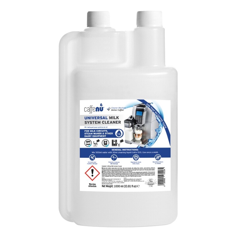 Caffe Nu- Milk System Cleaning Liquid- 1Lt