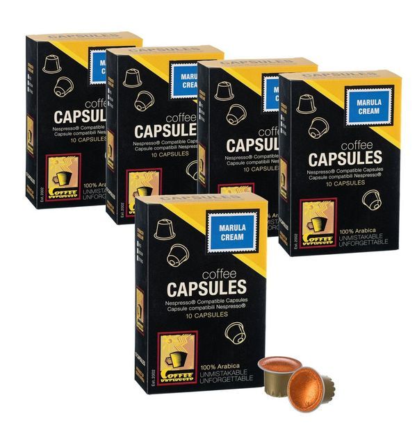 Marula Cream Nespresso Compatible Capsules- 50 Capsules