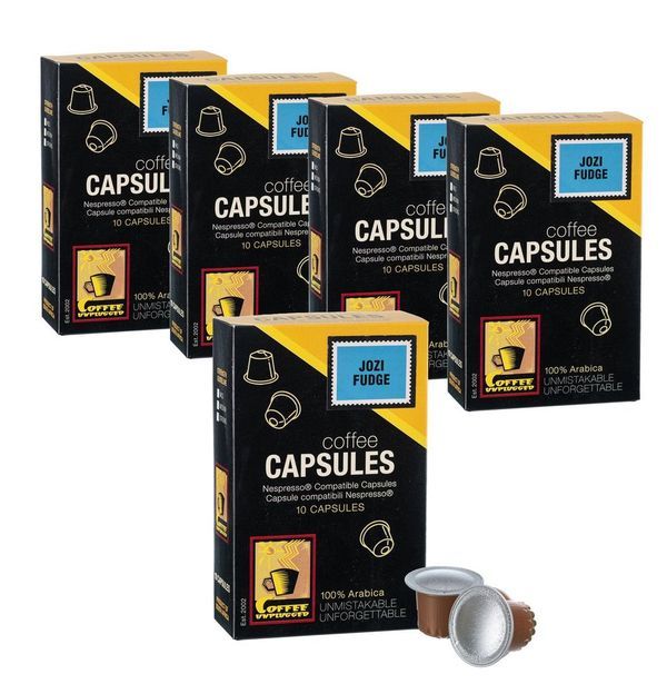 Jozi Fudge Nespresso Compatible Capsules- 50 Capsules