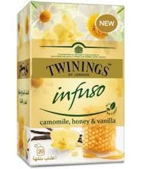 Twinings- Camomile, Vanilla &amp; Honey- 4 x 20&#39;s