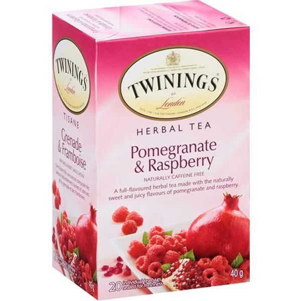 Twinings Raspberry &amp; Pomegranate- 4 x 20's (80 Tea Bags)