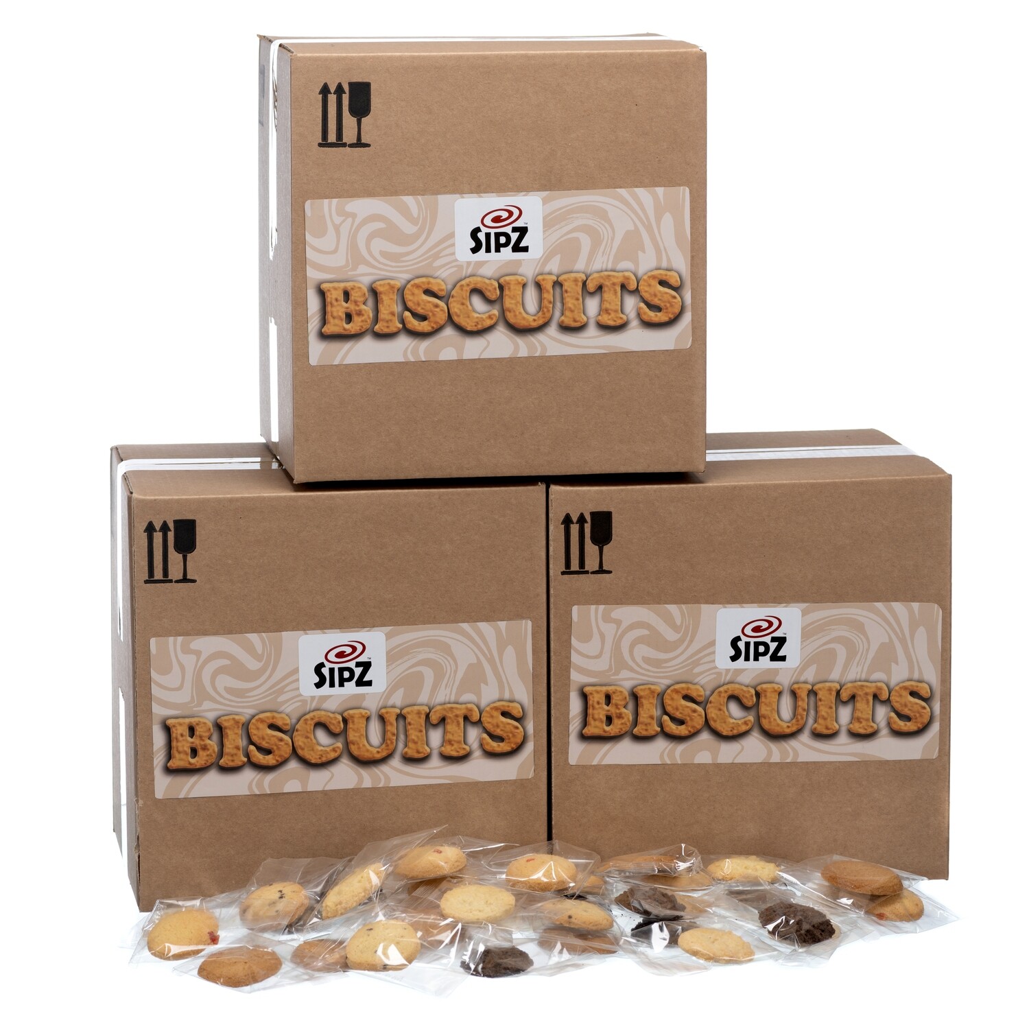SIPZ Biscuits- 450 Individual Wrapped Biscuits