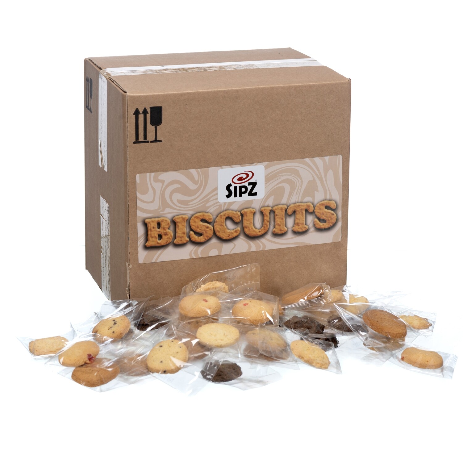 SIPZ Biscuits- 150 Individual Wrapped Biscuits