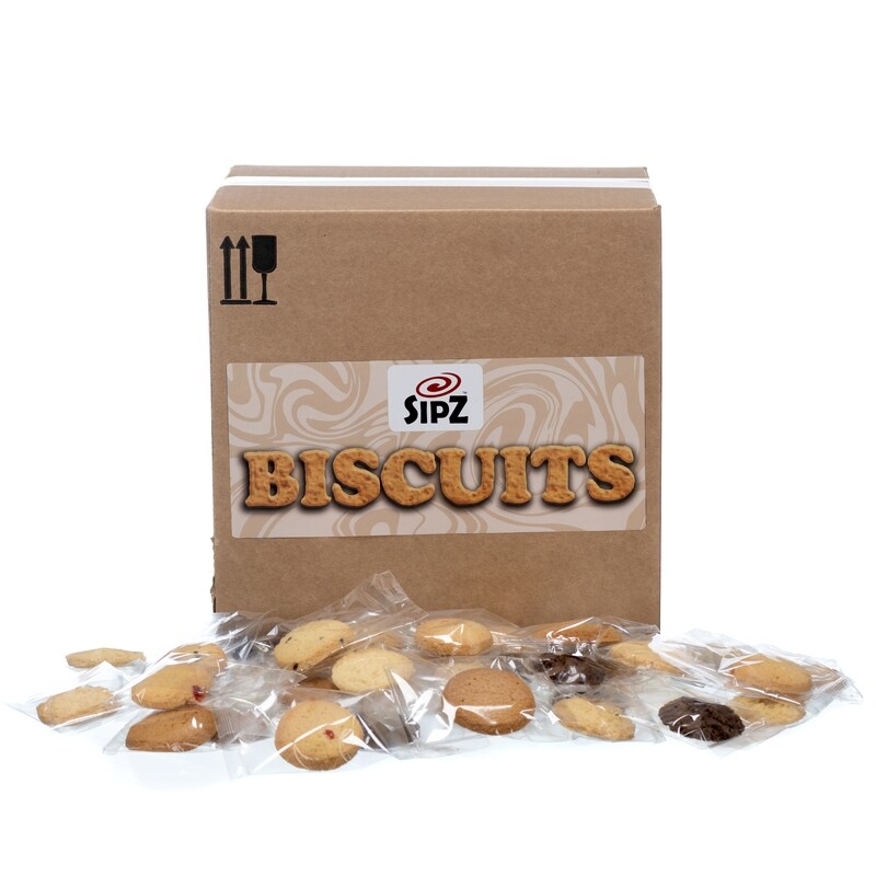 SIPZ Biscuits- 150 Individual Wrapped Biscuits