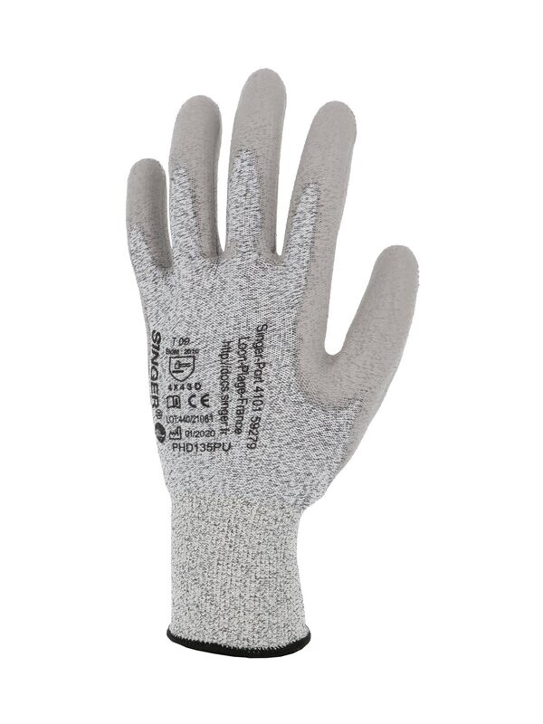 GANTS ANTICOUPURES PHD135PU    (vendus par 10 paires à la taille)