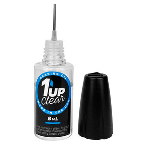 1UP Clear Bearing Oil, 8ml Oiler Bottle