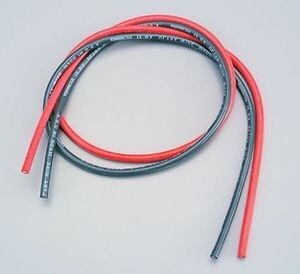 Deans Red and Black 12 Gauge Ultra Wire, 3ft