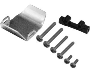 Hot Racing Stainless Steel Front or Rear Axle Skid Plate, for Axial SCX24