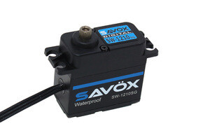 Savox Waterproof High Voltage Digital Servo 0.13sec / 444.4oz @ 7.4V - Black Edition