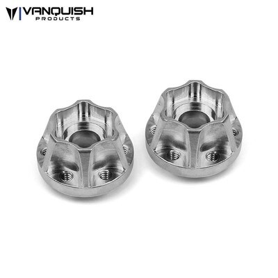 Vanquish Products SLW 475 Hex Hub Set (Silver) (2) (0.475&quot; Width) VPS01043