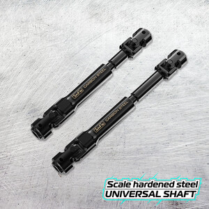 JunFac Scale Hardened Steel Universal Shafts for Traxxas TRX-4 312mm W/B JUN90048