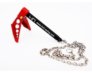 HR Scale Portable Fold Up Winch Anchor 1/10 (Red)
