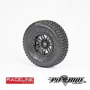 PitBull PBX A/T Hardcore 1.9 Scale Tires with Foam Inserts, Alien Compound PBTPB9010NK