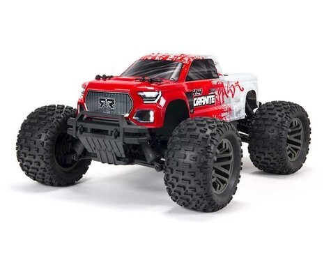 Arrma Granite 4X4 V3 3S BLX 1/10 RTR Brushless 4WD Monster Truck (Red) w/Spektrum SLT3 2.4GHz Radio ARA4302V3T2