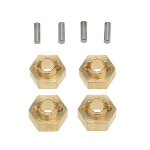 PH Axial SCX24 Brass 7mm Wheel Hex Hubs Jeep C10 Betty Deadbolt
