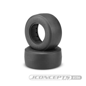 JConcepts Hotties Short Course Truck Front &amp; Rear Tires for Drag Racing - Green Compound JCO319402