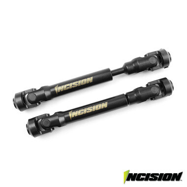 Incision Driveshaft Set for 12.3&quot; WB SCX10 and SCX10-2 RTR INCIRC00220