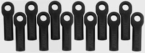 RPM Long Rod Ends for Traxxas Slash 4x4 and Rustler 4x4, Black