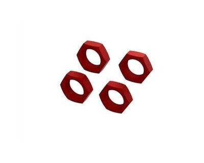 Arrma 8S BLX Aluminum 24mm Wheel Nut (Red) (4) ARA310929